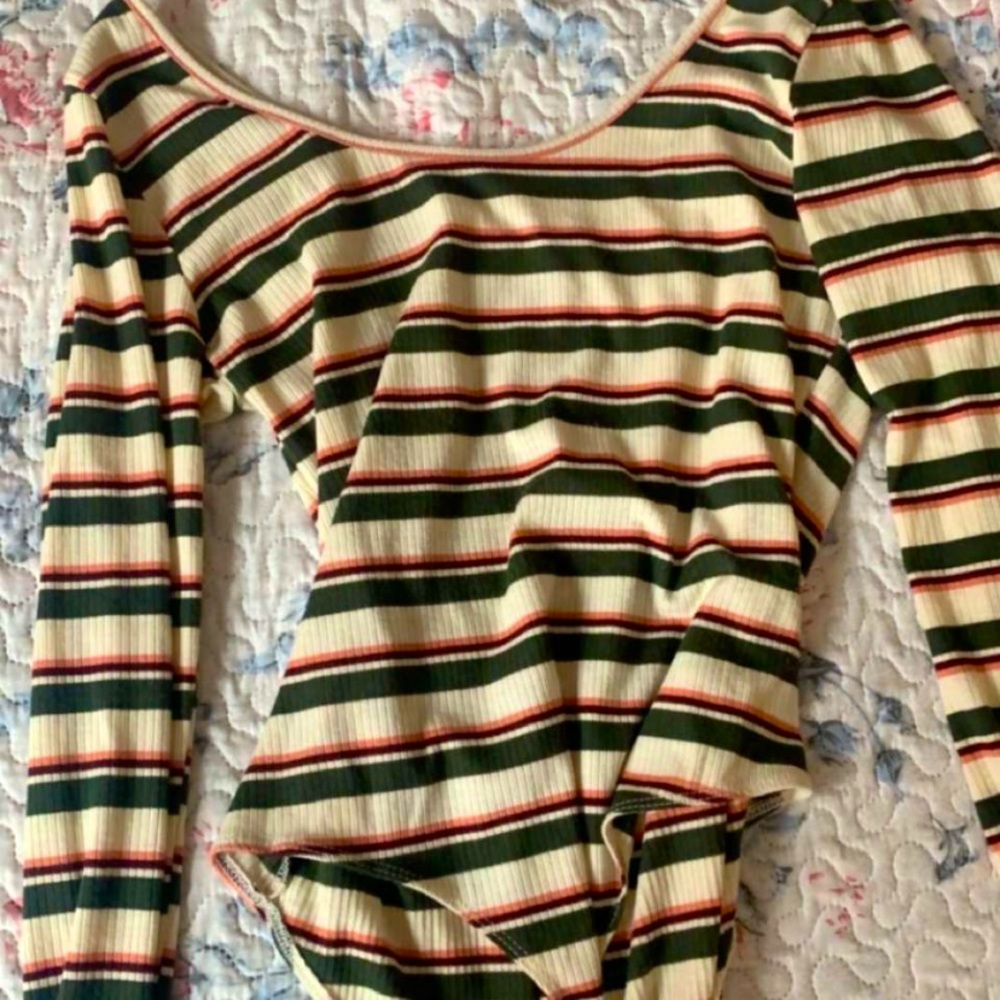 A striped bodysuit from Charlotte Russe!